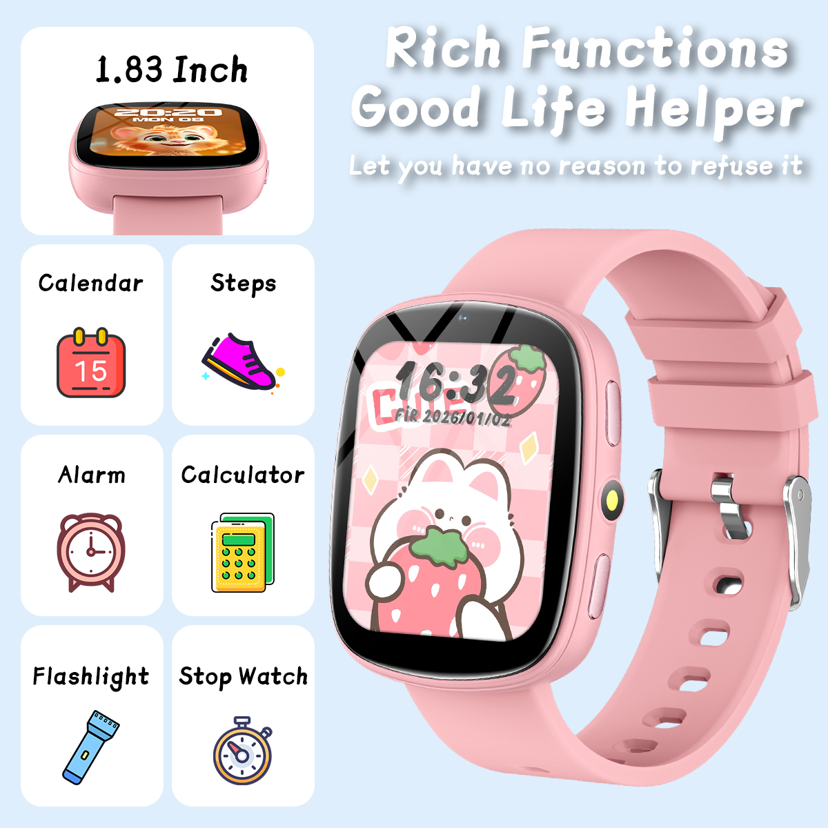NEW Smart Watch for Children T - Smartwatch Watches For Kid Girl recension och pris