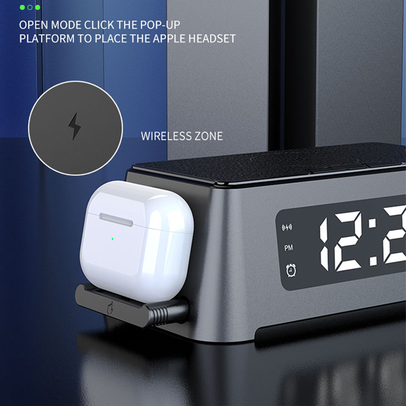 15W Qi Alarm Clock Wireless Ch - Watch Watch Xs recension och pris