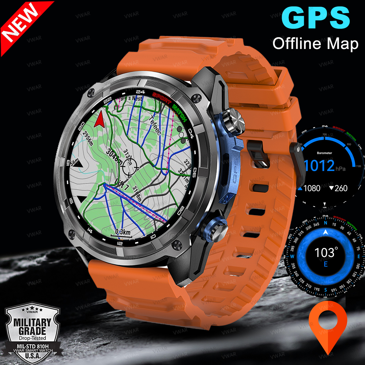 2025 NEW GPS Smart Watch with  - Watch Vs Smartwatch recension och pris