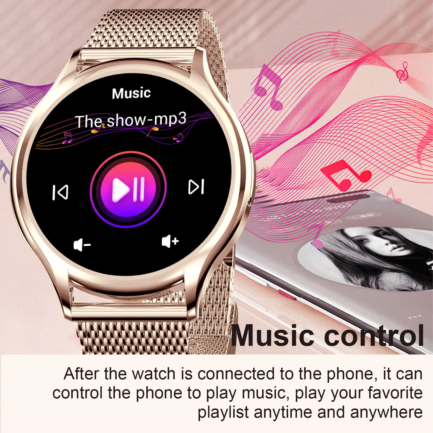 Women's Smart Watch Sleep Heal - Smartwatch Angelo Watches recension och pris