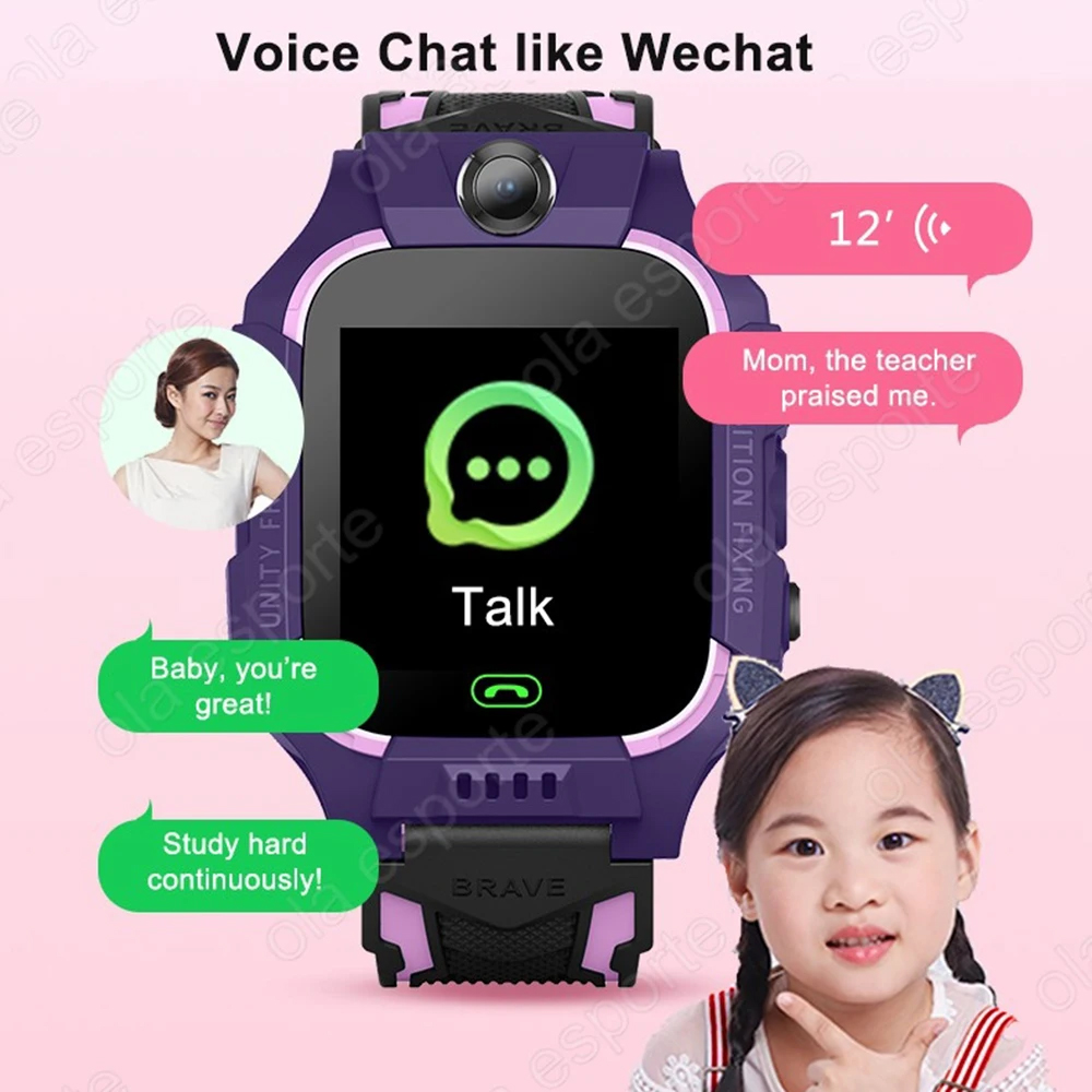 Kids Smart Watch SIM Card GPS  - Smartwatch Watches For Kid Girl recension och pris