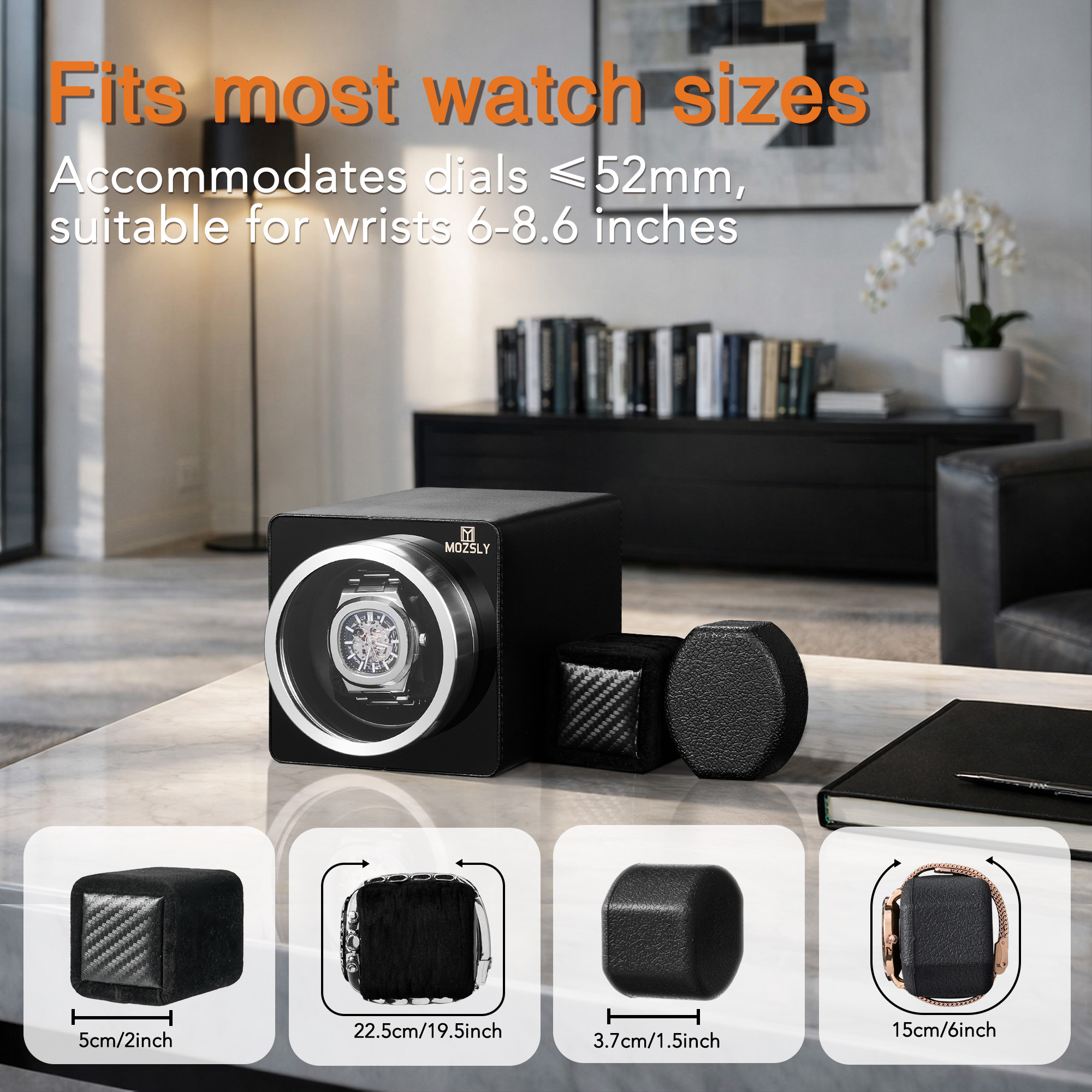 Automatic rotating single head - Watch Winder Single recension och pris
