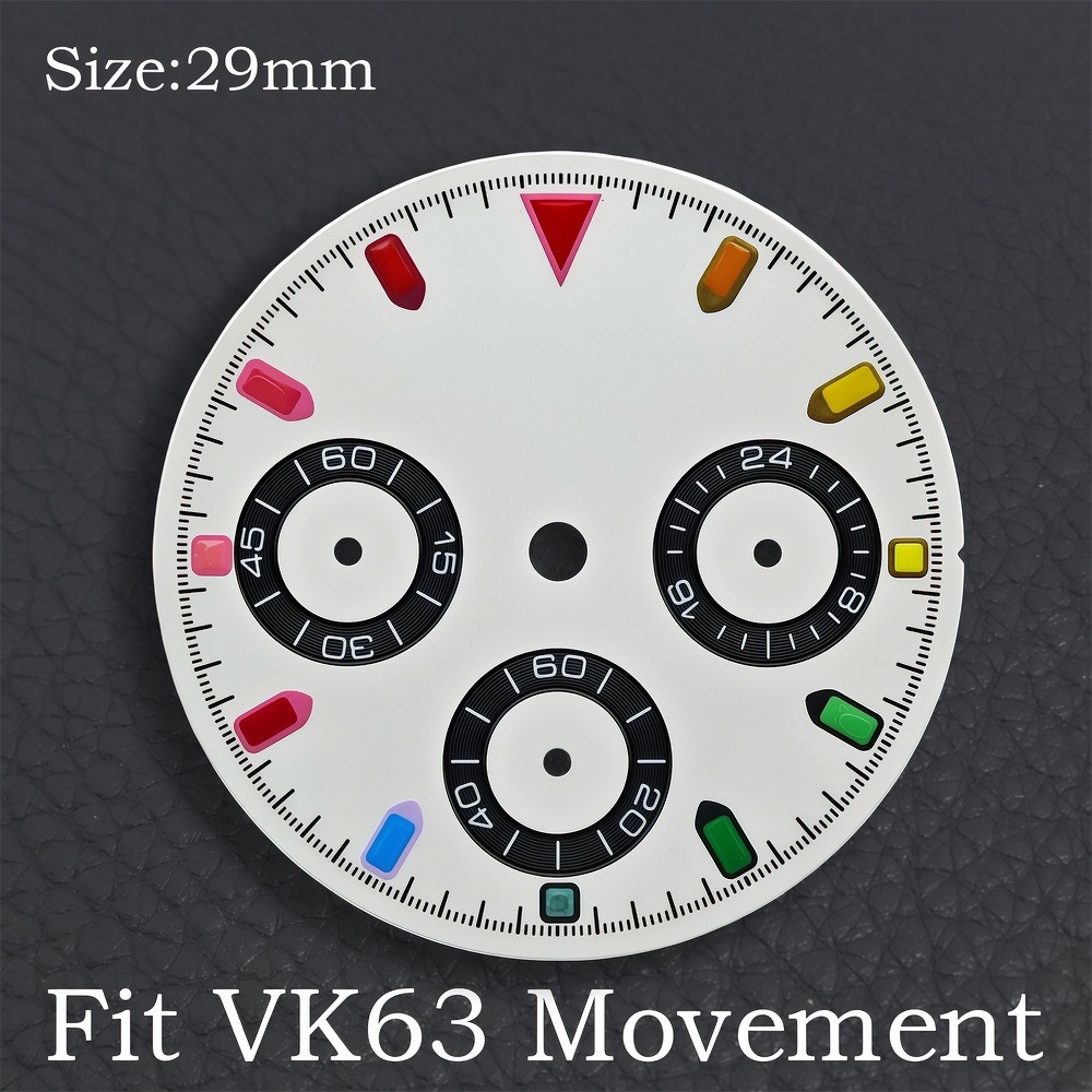 VK63 29mm Dial Watch Hands Gre - Luminous Dial Face recension och pris