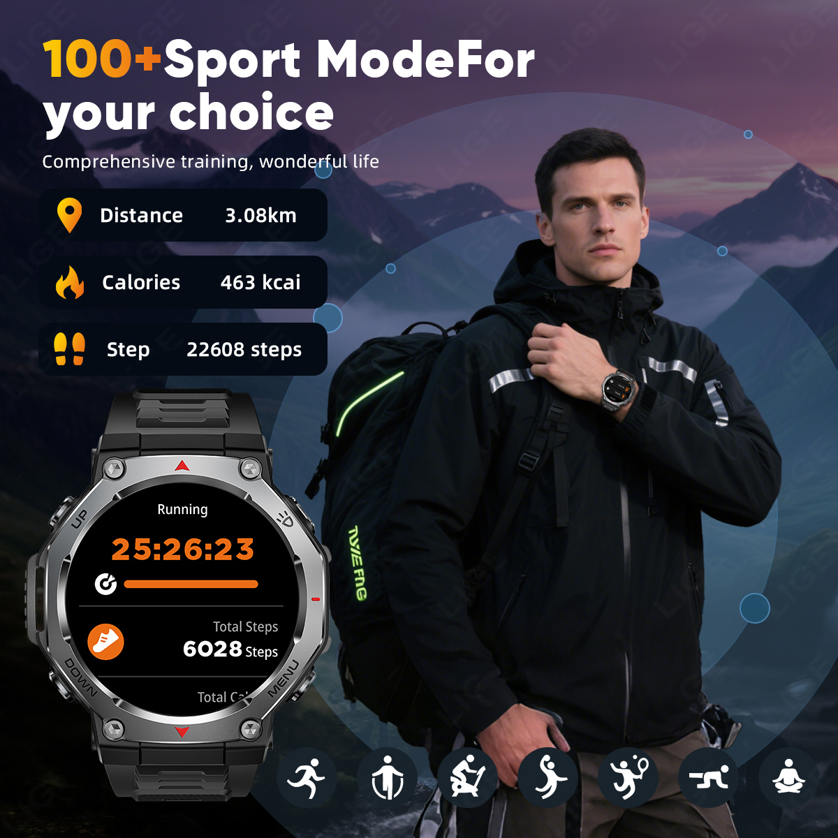 2025 New For Xiaomi Military S - Watch Vs Smartwatch recension och pris