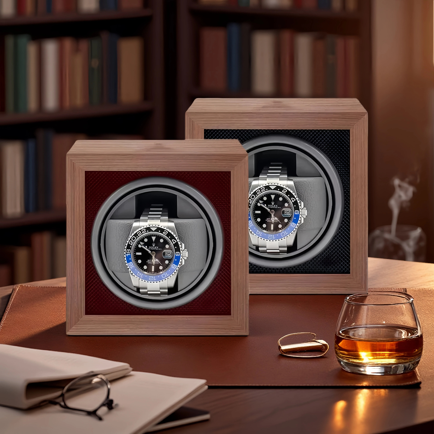 Luxury Brand Wood Watch Winder - Watch Winder Single recension och pris