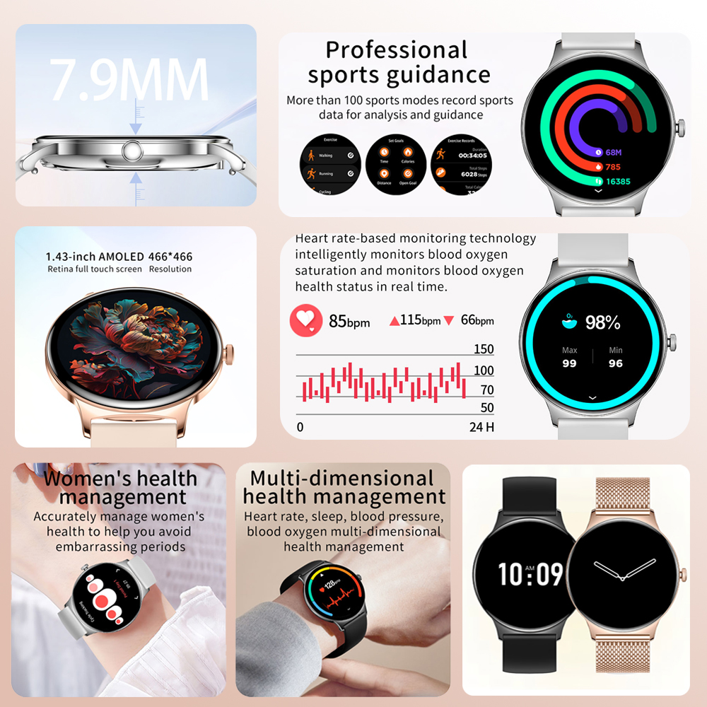 ChiBear Ultra Thin Fashion Sma - Smartwatch Angelo Watches recension och pris