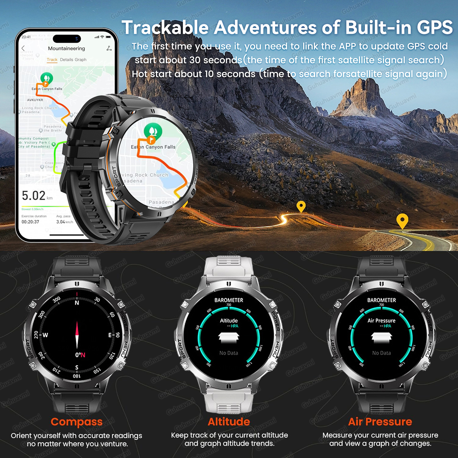 2026 New Men Outdoor GPS Smart - Smartwatch Timex Watches For Men recension och pris