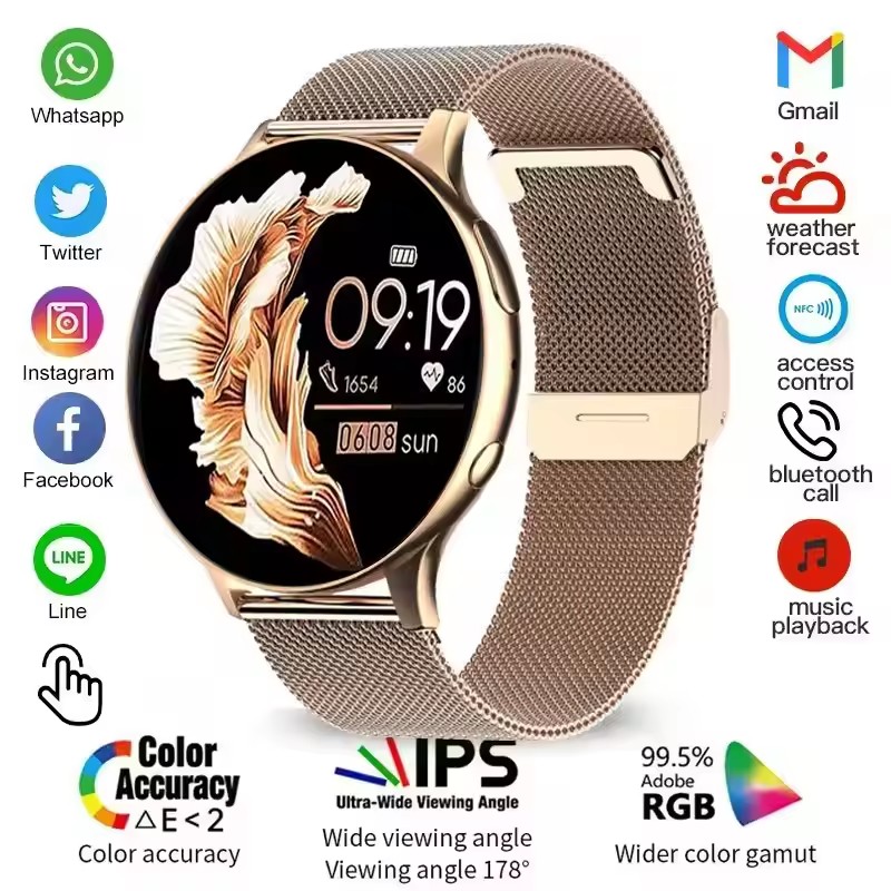 Smartwatch Women Watch 6 Healt - Smartwatch Angelo Watches recension och pris