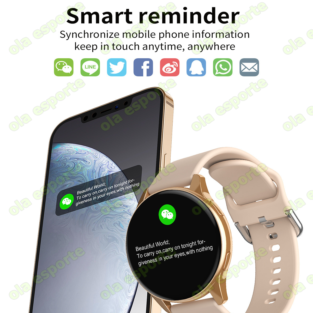Smartwatch Women Watch 6 Healt - Smartwatch Angelo Watches recension och pris