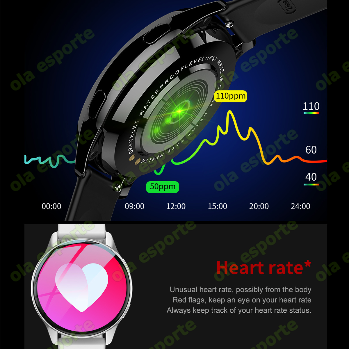Smartwatch Women Watch 6 Healt - Smartwatch Angelo Watches recension och pris