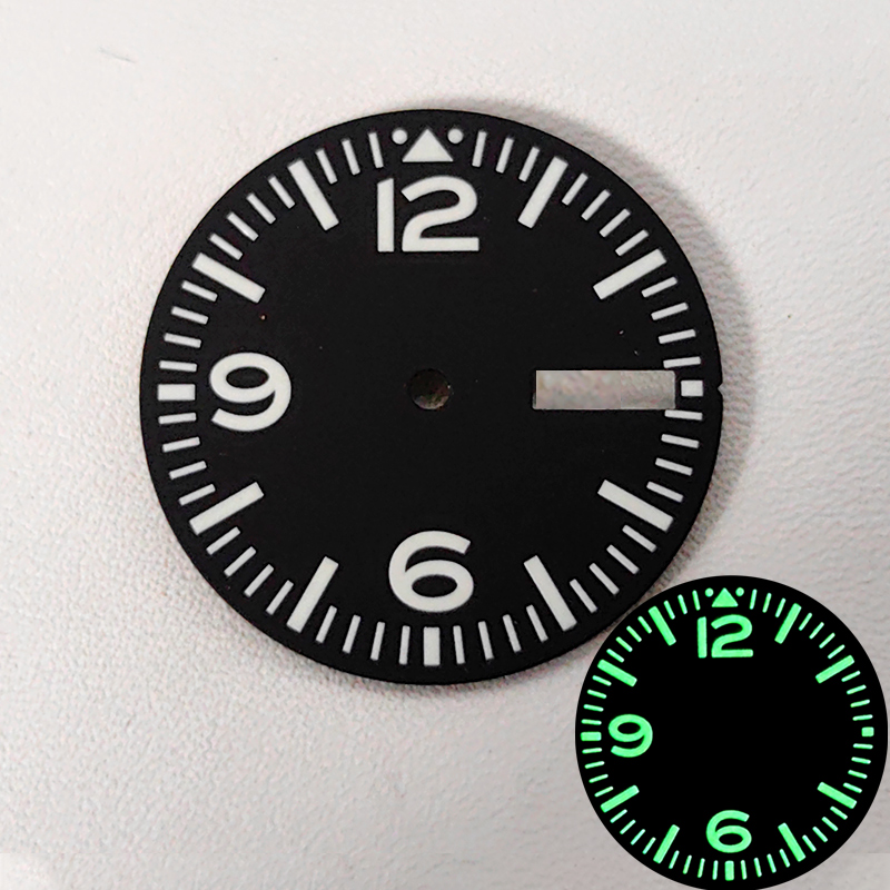 Customized 28.5mm Watch Dial F - Luminous Dial Face recension och pris
