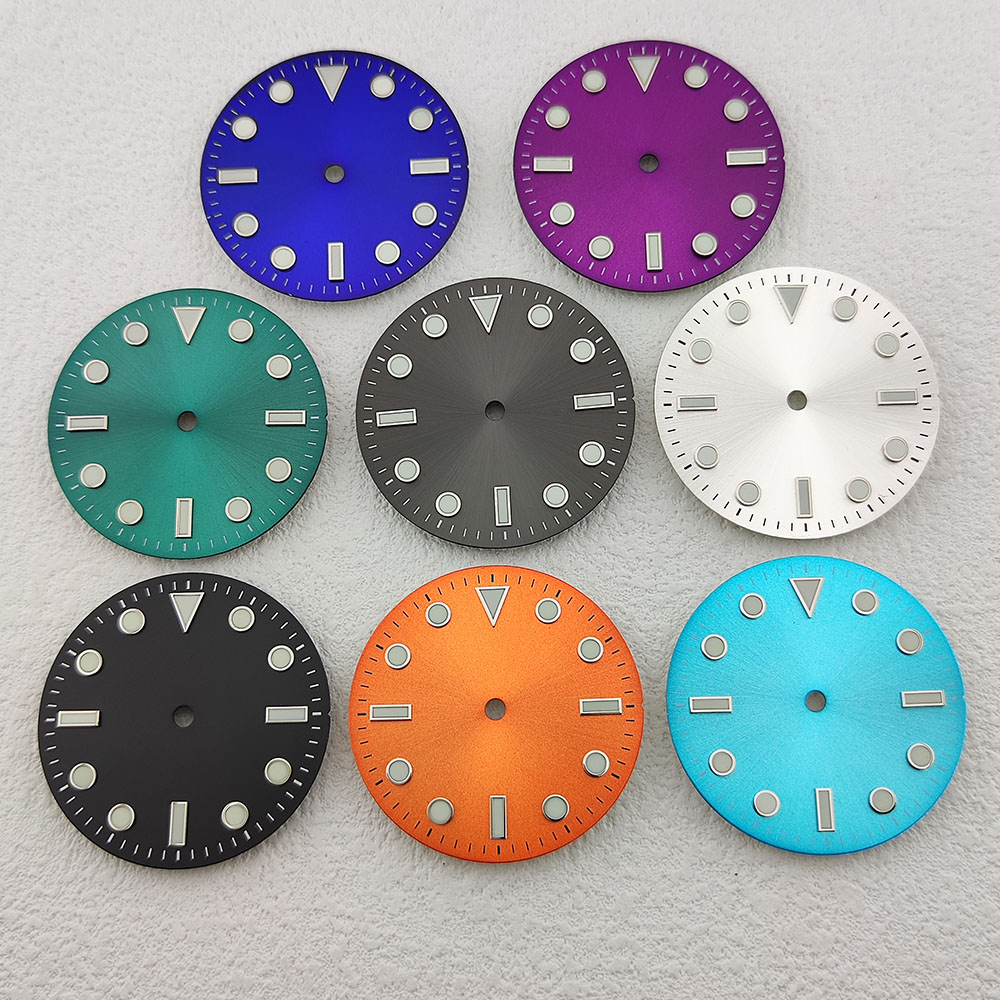 28.5mm dial black coffee orang - Luminous Dial Face recension och pris