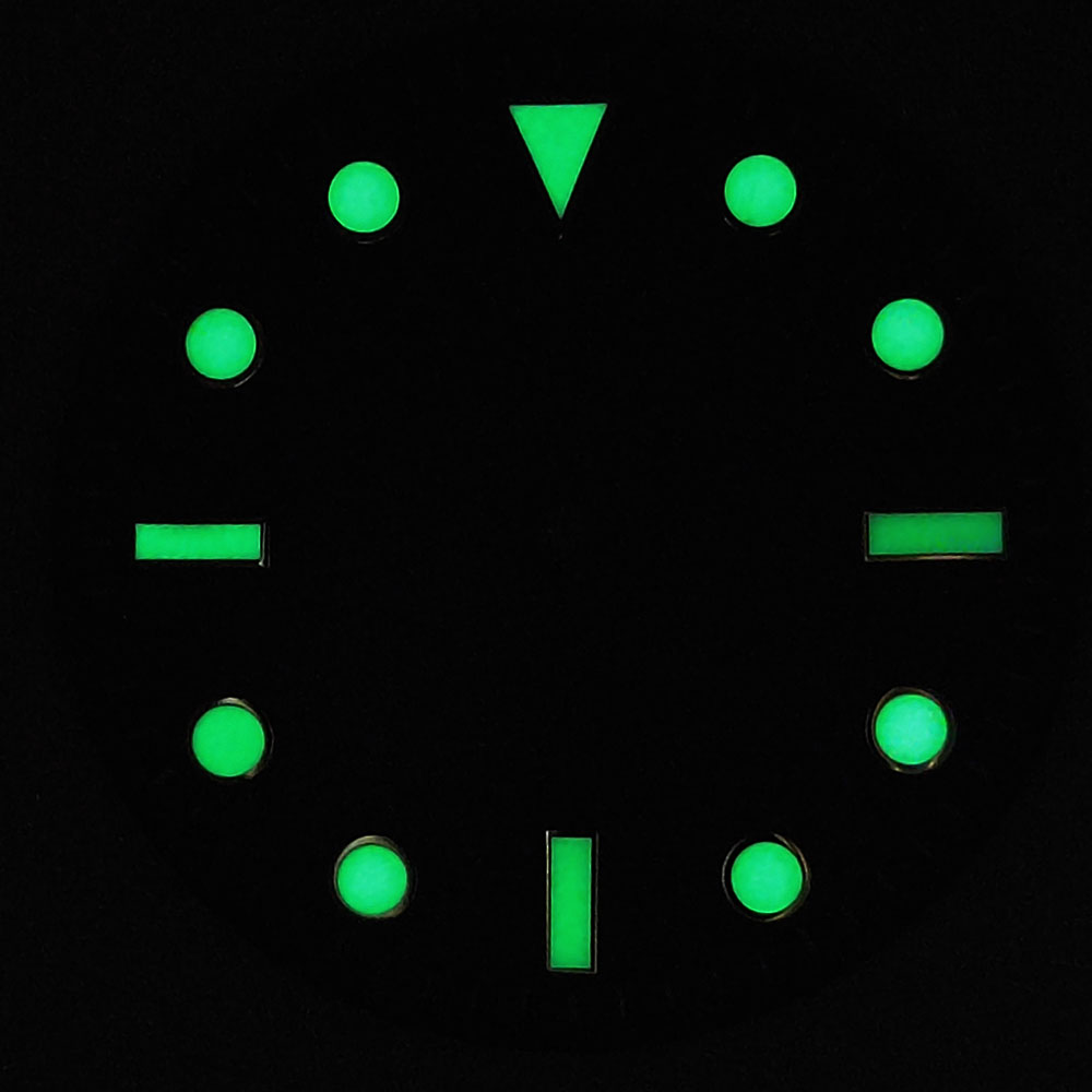 28.5mm dial black coffee orang - Luminous Dial Face recension och pris