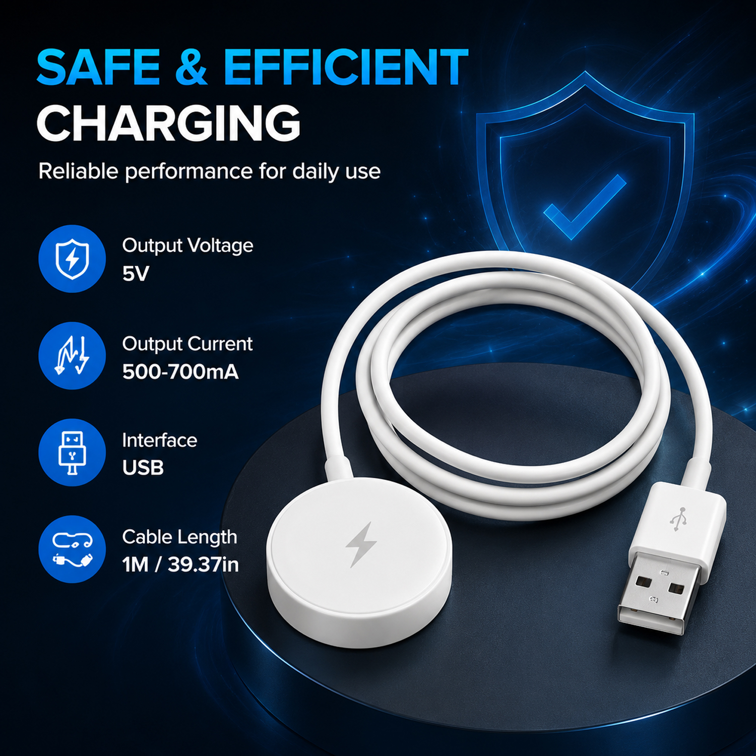 USB Magnetic Charging Cable Fo - Fossil Watches Smartwatch Charger recension och pris