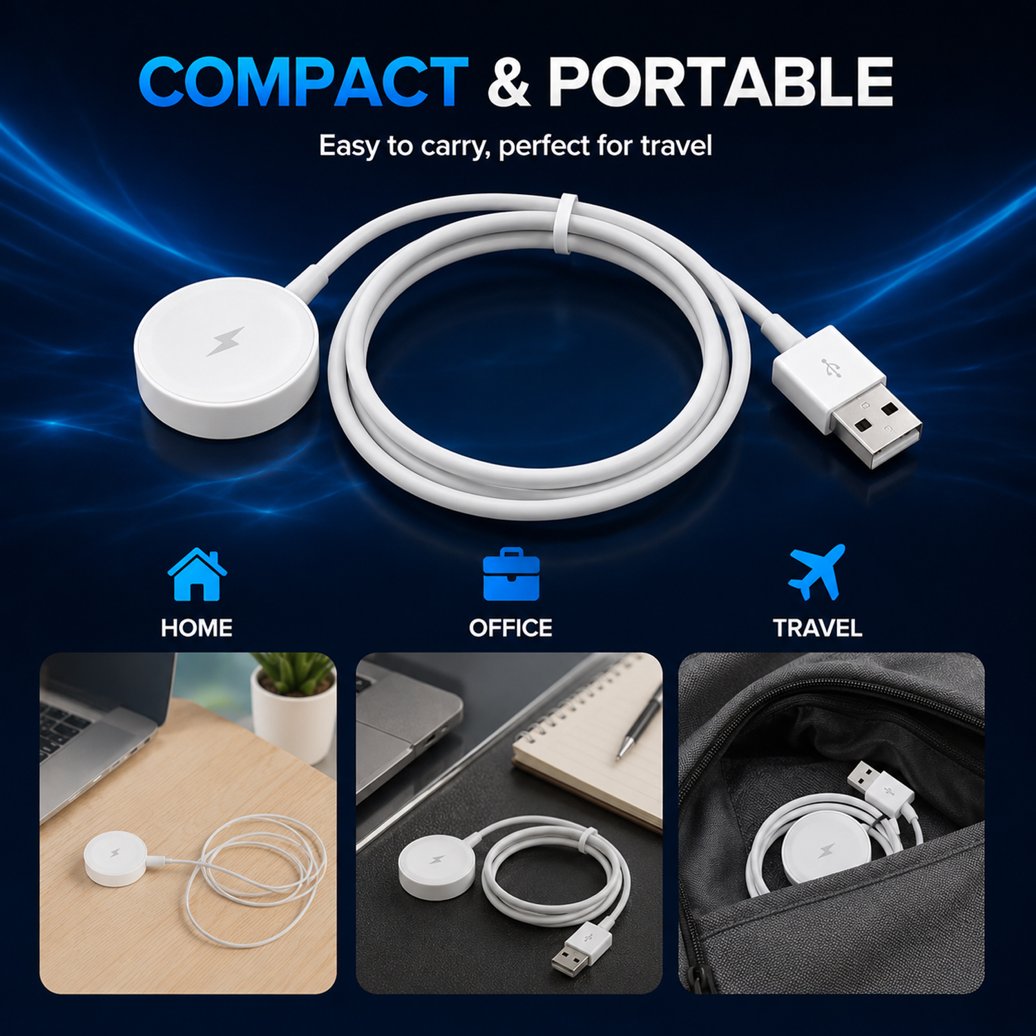 USB Magnetic Charging Cable Fo - Fossil Watches Smartwatch Charger recension och pris