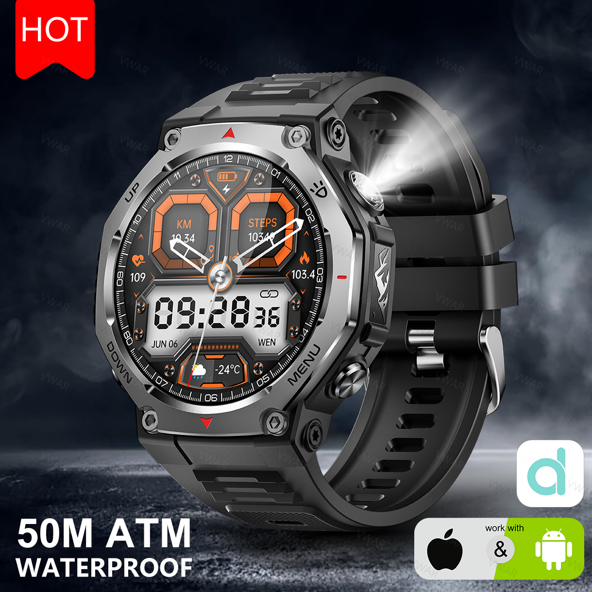 VWAR T-Rex Ultra Smart Watch w - Watch Vs Smartwatch recension och pris