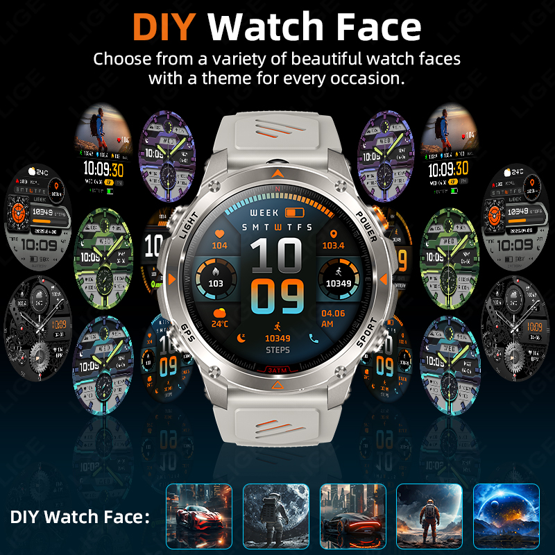 LIGE Rugged GPS Track Smart Wa - Watch Smart Smartwatch recension och pris