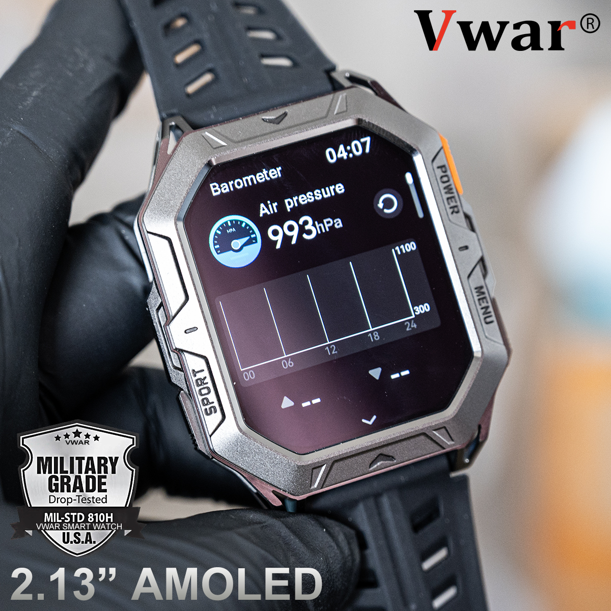 VWAR TANK X1 Pro Smart Watch I - Watch Vs Smartwatch recension och pris