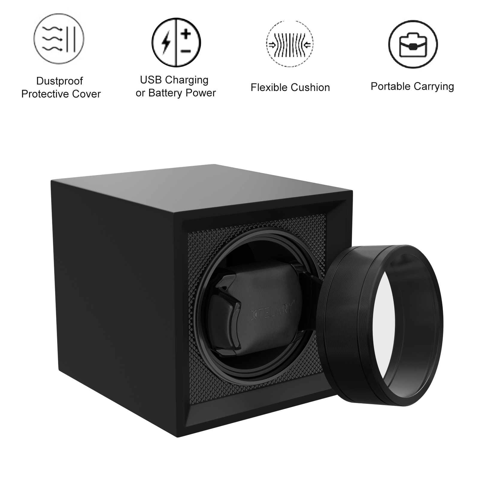 Single Watch Winder With Dustp - Watch Winder Single recension och pris