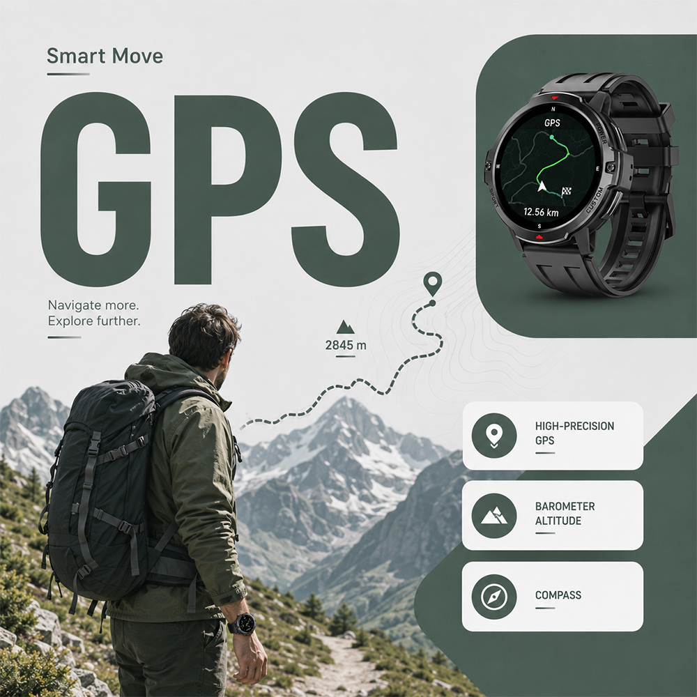2026 NEW 1.46 Inches Military  - Smartwatch Timex Watches For Men recension och pris