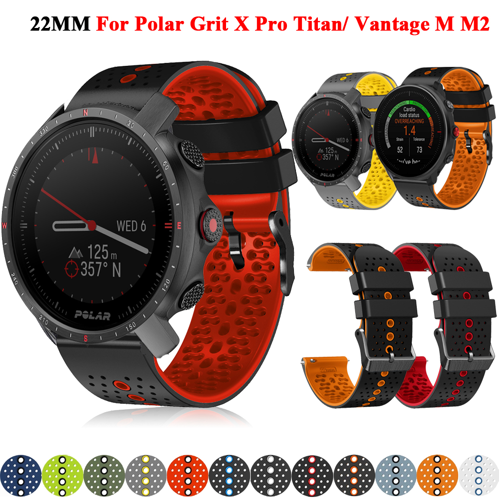 22mm Watch Strap For Polar Van - Titan Watches Smartwatch recension och pris