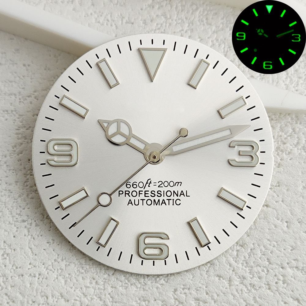 28.5mm S logo 369 pin sun patt - Luminous Dial Face recension och pris