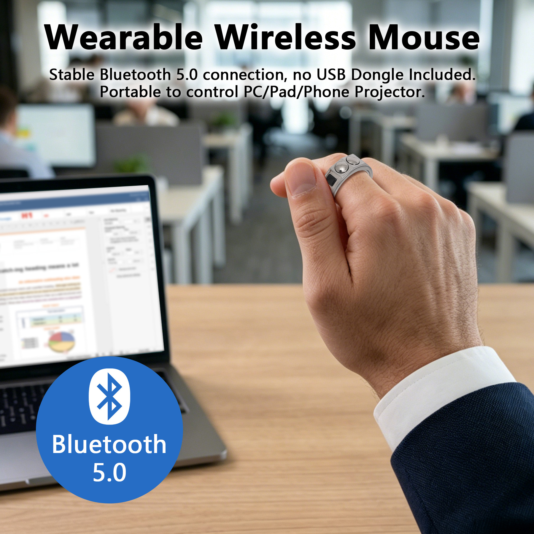 Smart mouse ring ring PPT demo - Watch Smart Smartwatch recension och pris