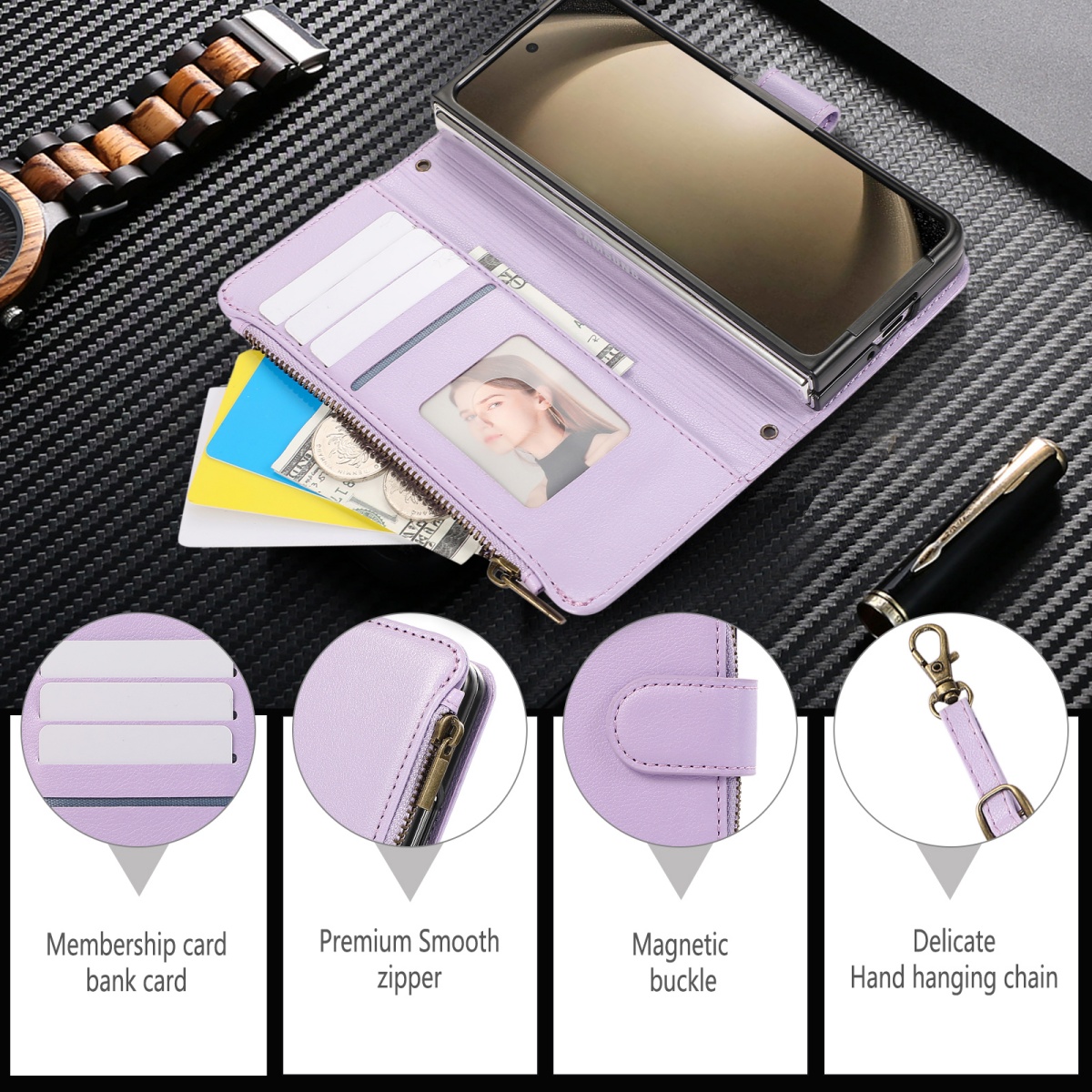 Crossbody Wrist Strap Flip Car - Samsung Galaxy Strap recension och pris