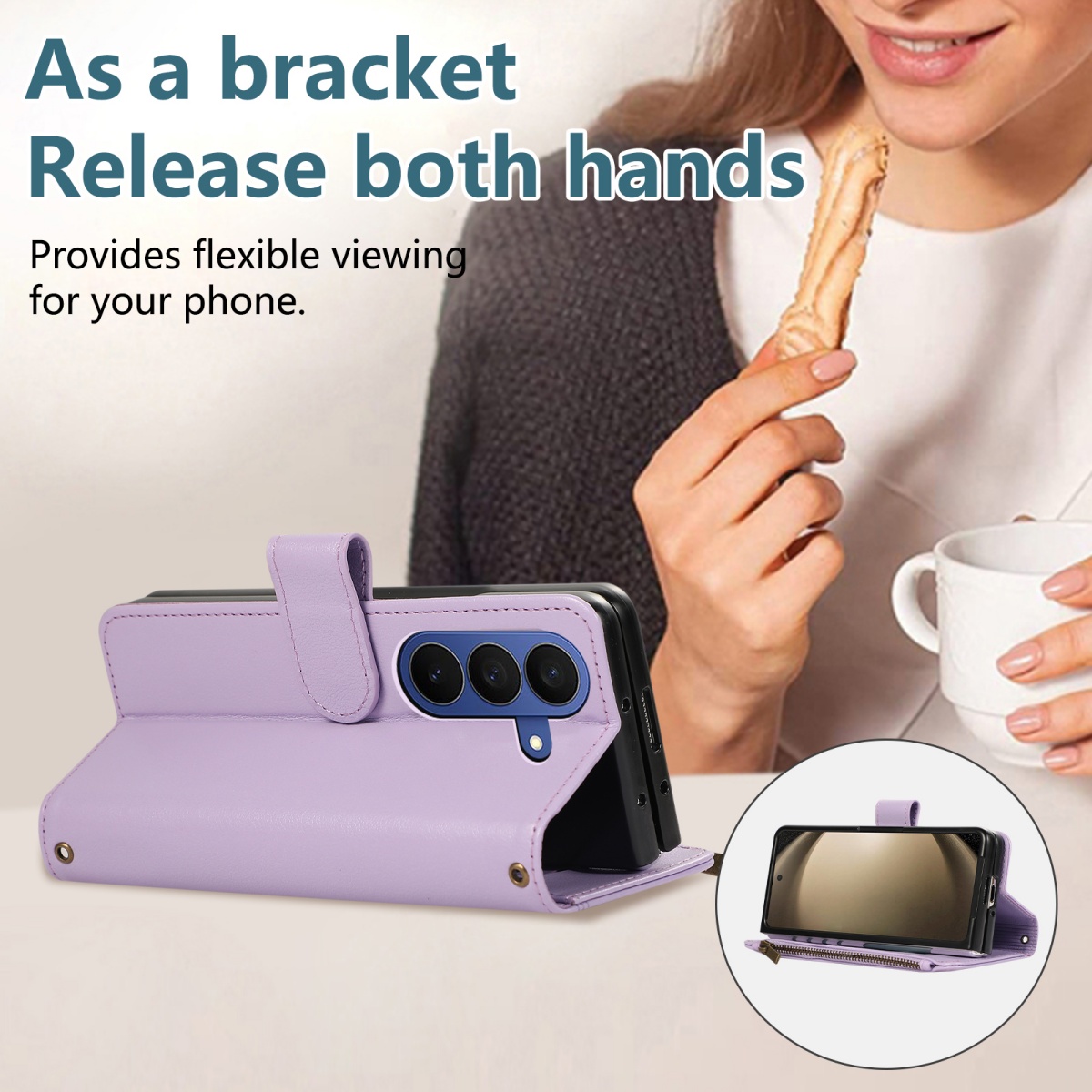 Crossbody Wrist Strap Flip Car - Samsung Galaxy Strap recension och pris