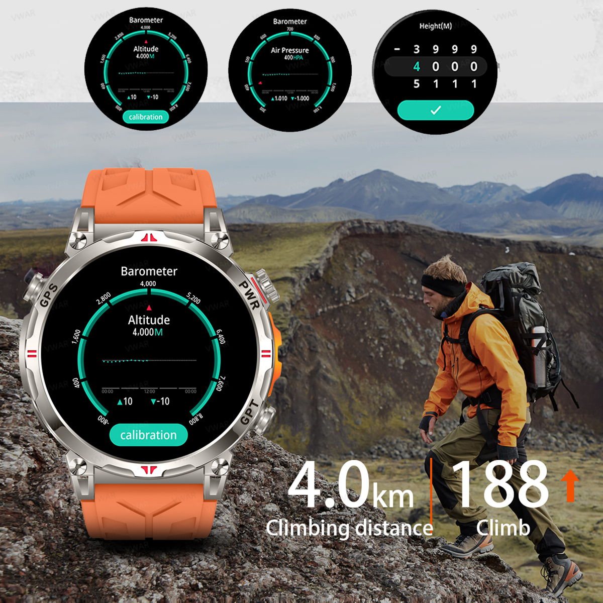 VWAR Air5 Ultra GPS Smartwatch - Watch Vs Smartwatch recension och pris