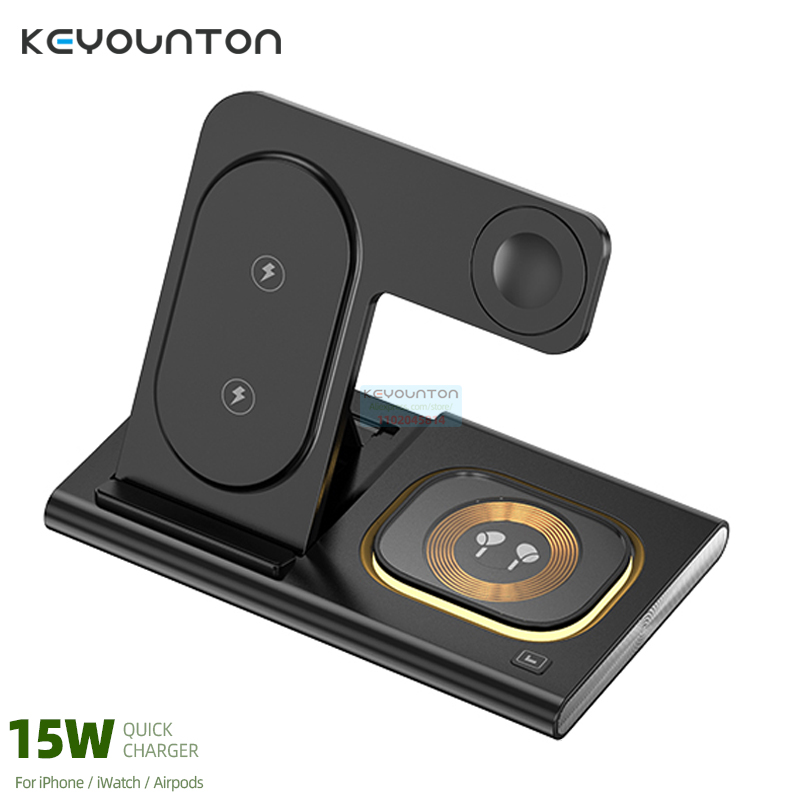 3 In 1 Wireless Charger For iP - Watch Watch Xs recension och pris