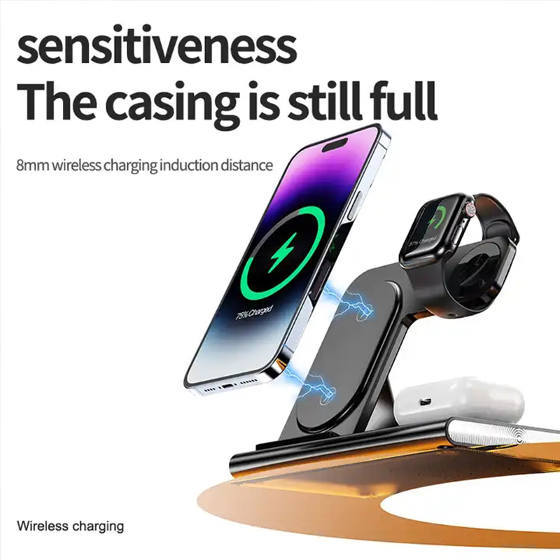 3 In 1 Wireless Charger For iP - Watch Watch Xs recension och pris