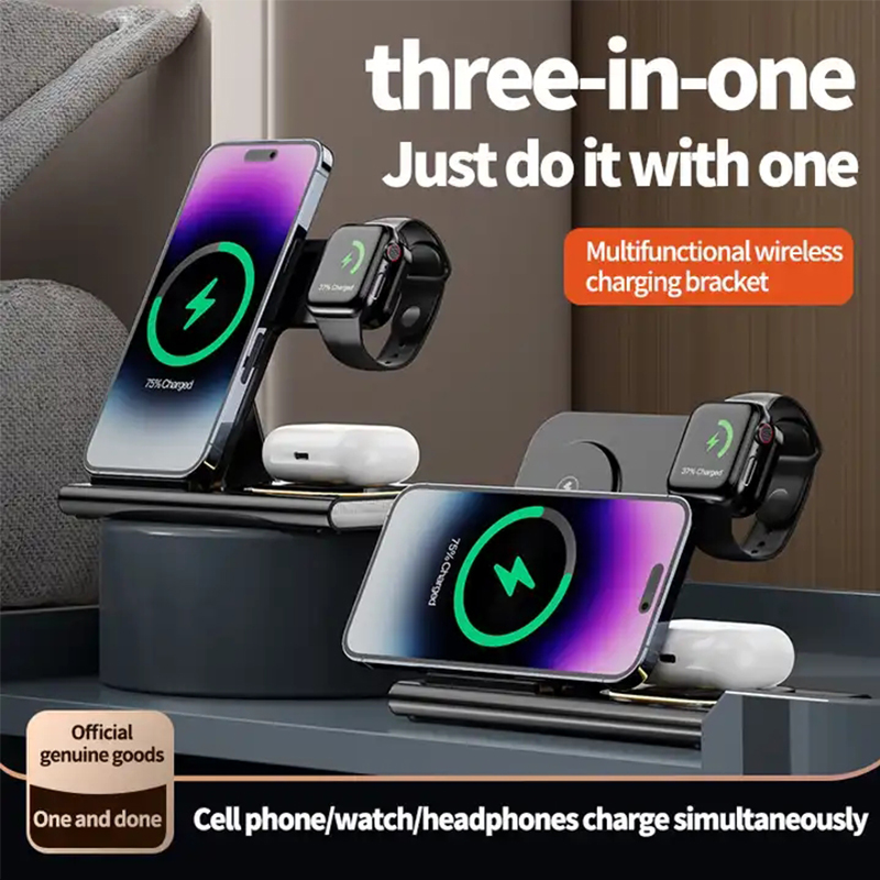 3 In 1 Wireless Charger For iP - Watch Watch Xs recension och pris