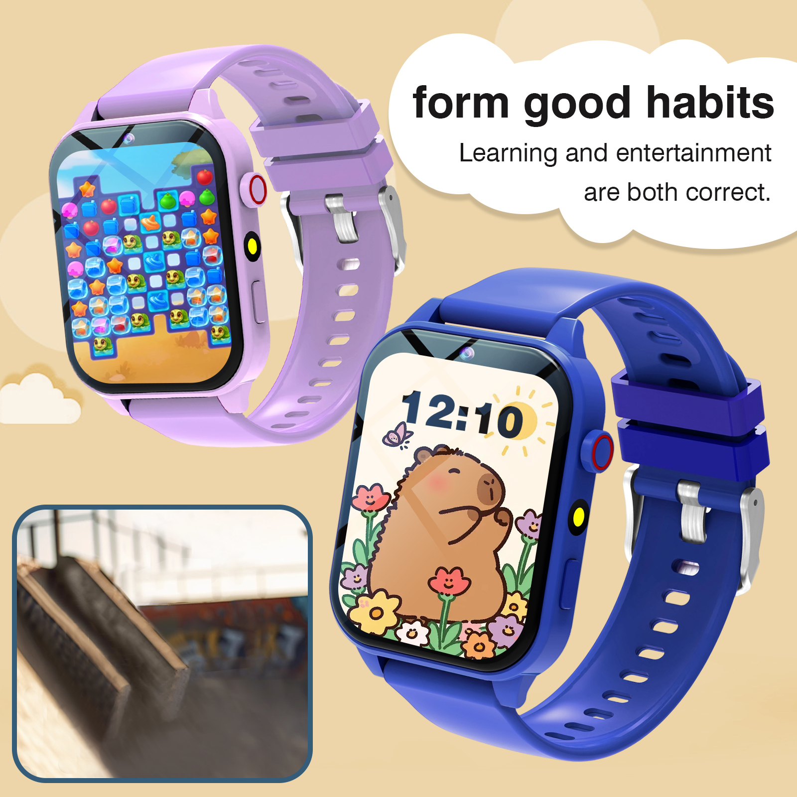 Kids′s Smart Watch 18 Games Ca - Smartwatch Watches For Kid Girl recension och pris
