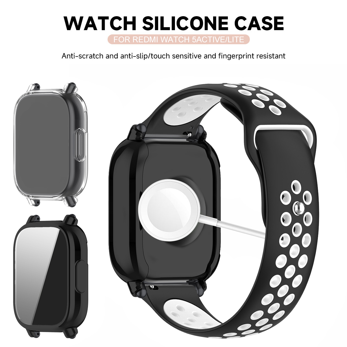 Case+Soft Silicone Strap For R - Watch Redmi recension och pris