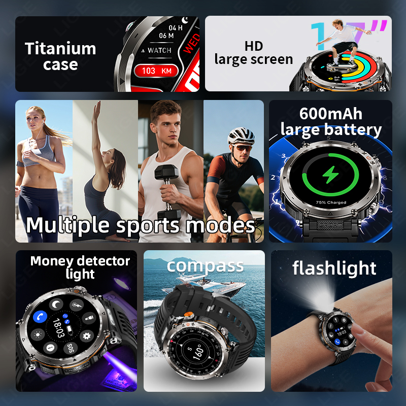 New Military Outdoor Smartwatc - Watch Smart Smartwatch recension och pris