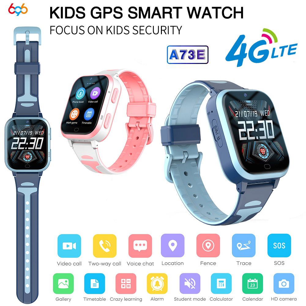 696 New 4G Video Call Kids Sma - Smartwatch Watches For Kids With Gps recension och pris