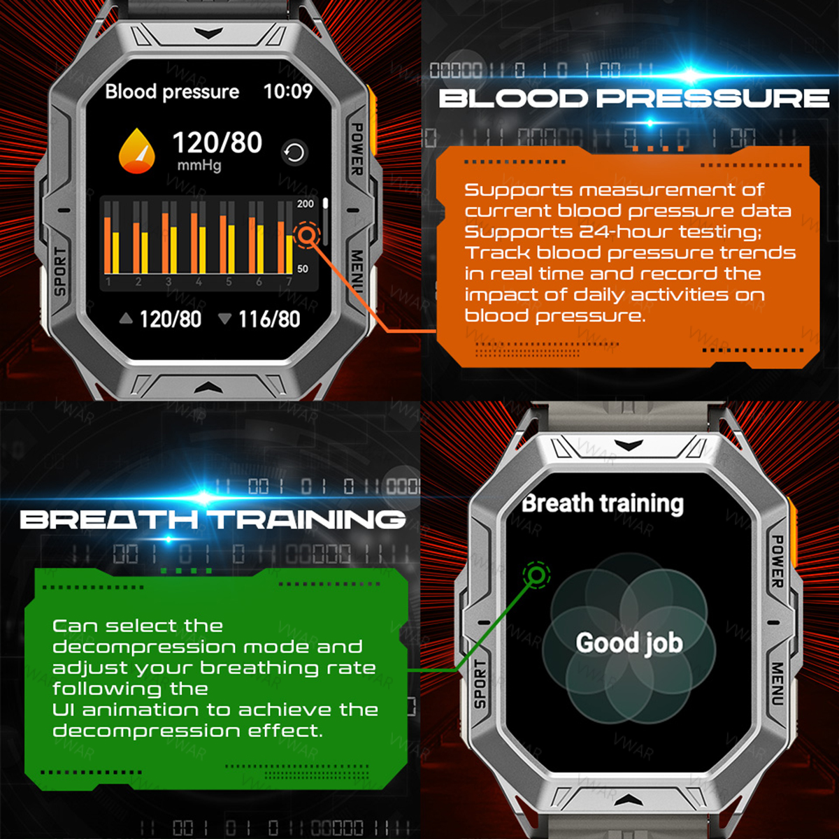 Tactical Smart Watch VWAR TANK - Watch Vs Smartwatch recension och pris