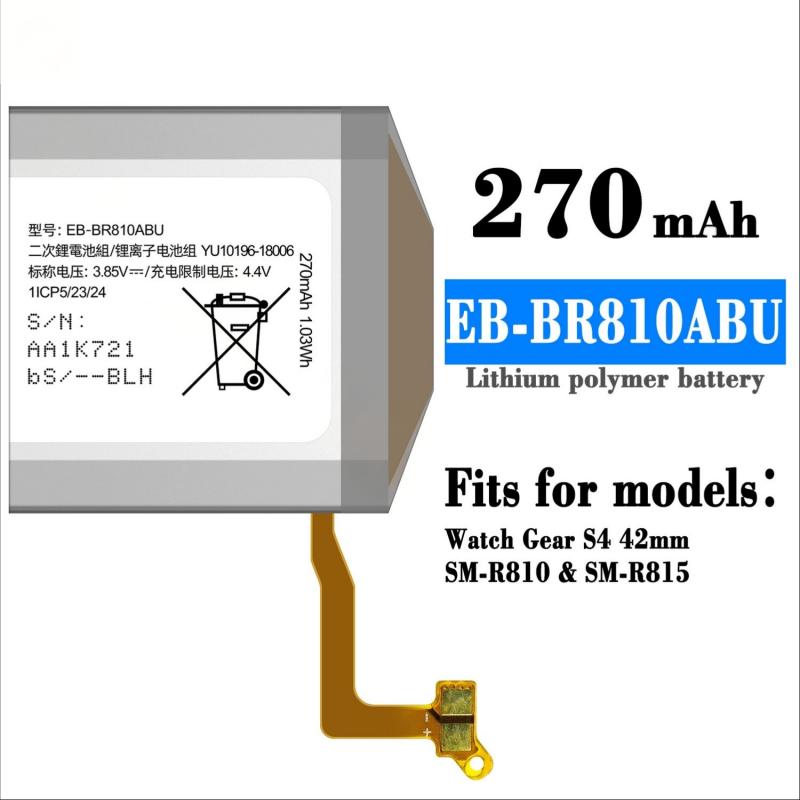 EB-BR810ABU 3.85V 270mAh Recha - Watch R815 recension och pris
