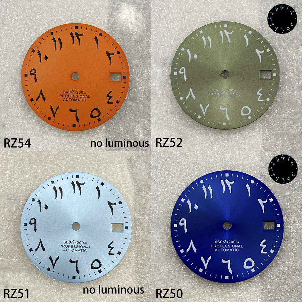 28.5mm sun patterned Arabic S  - Luminous Dial Face recension och pris