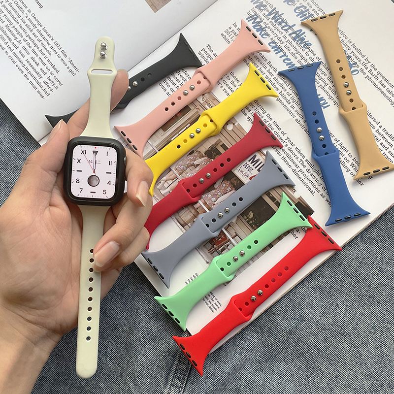 Slim Silicone strap for Apple  - Smartwatch Apple Watches For Men recension och pris