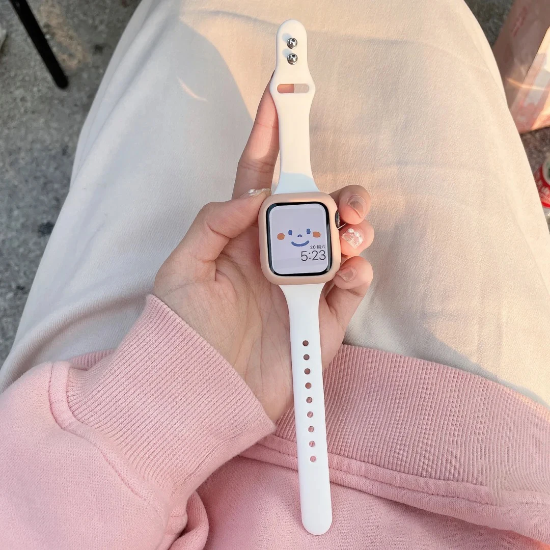 Slim Silicone strap for Apple  - Smartwatch Apple Watches For Men recension och pris