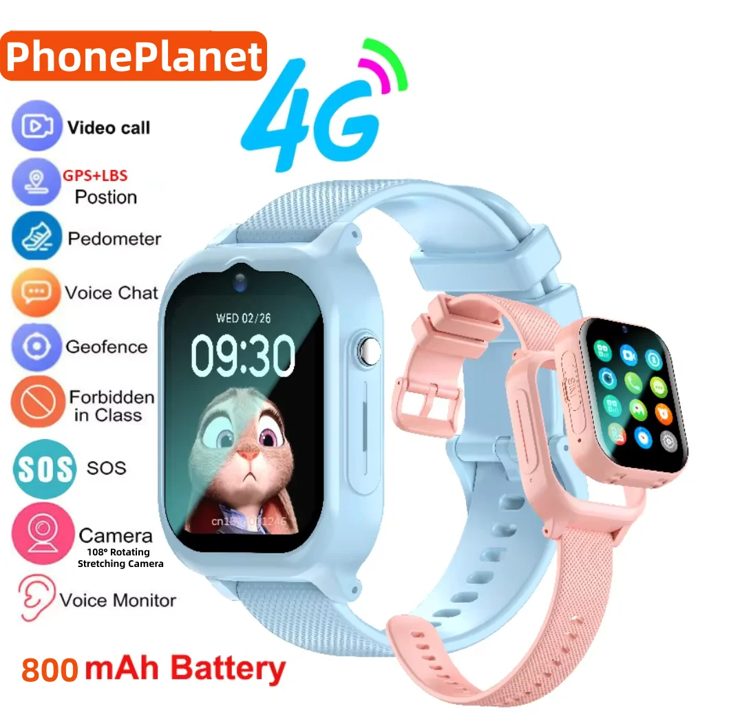 4G Kids Smart Watch with GPS S - Smartwatch Watches For Kids With Gps recension och pris