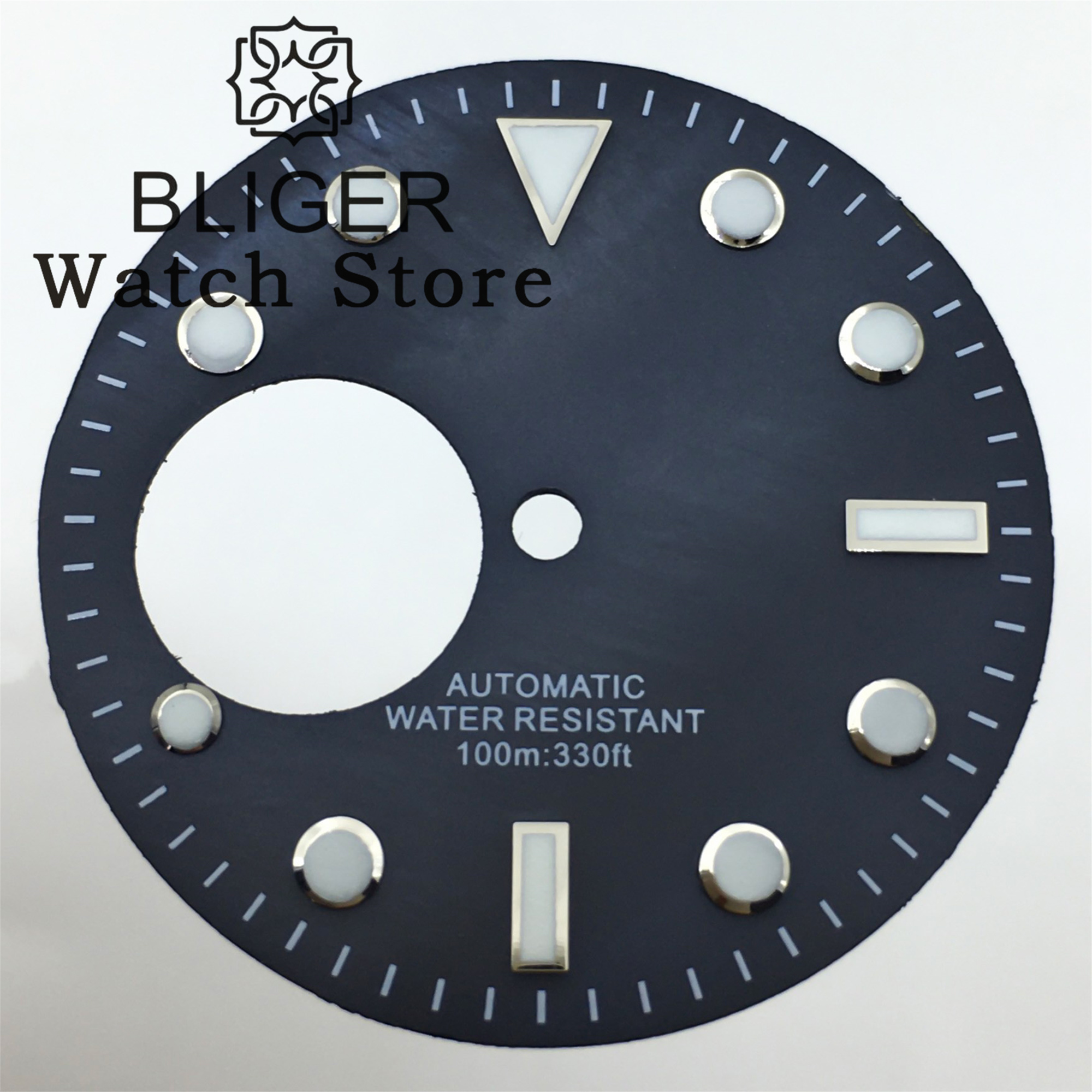 BLIGER 29mm NH38 Watch Dial Bl - Luminous Dial Face recension och pris