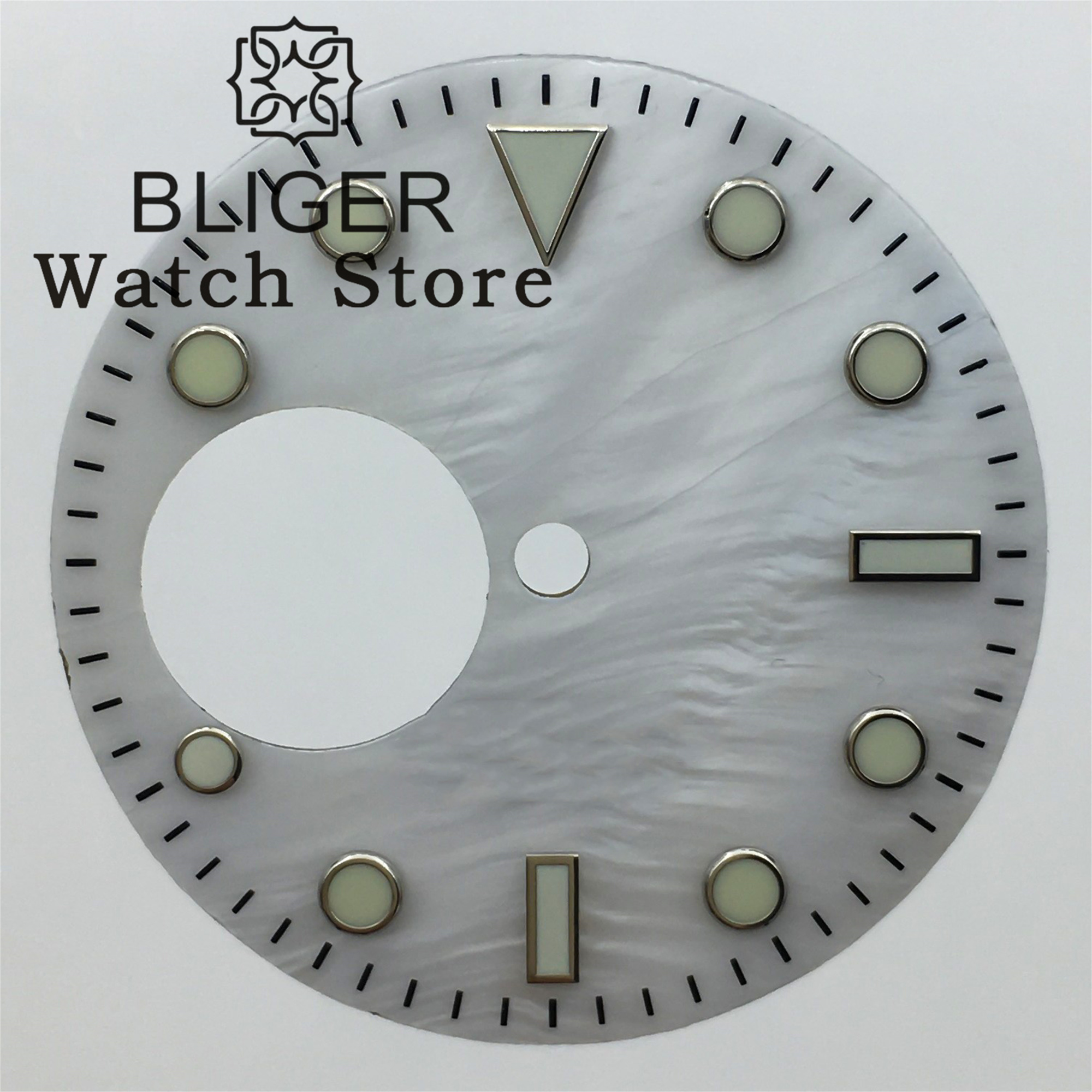 BLIGER 29mm NH38 Watch Dial Bl - Luminous Dial Face recension och pris