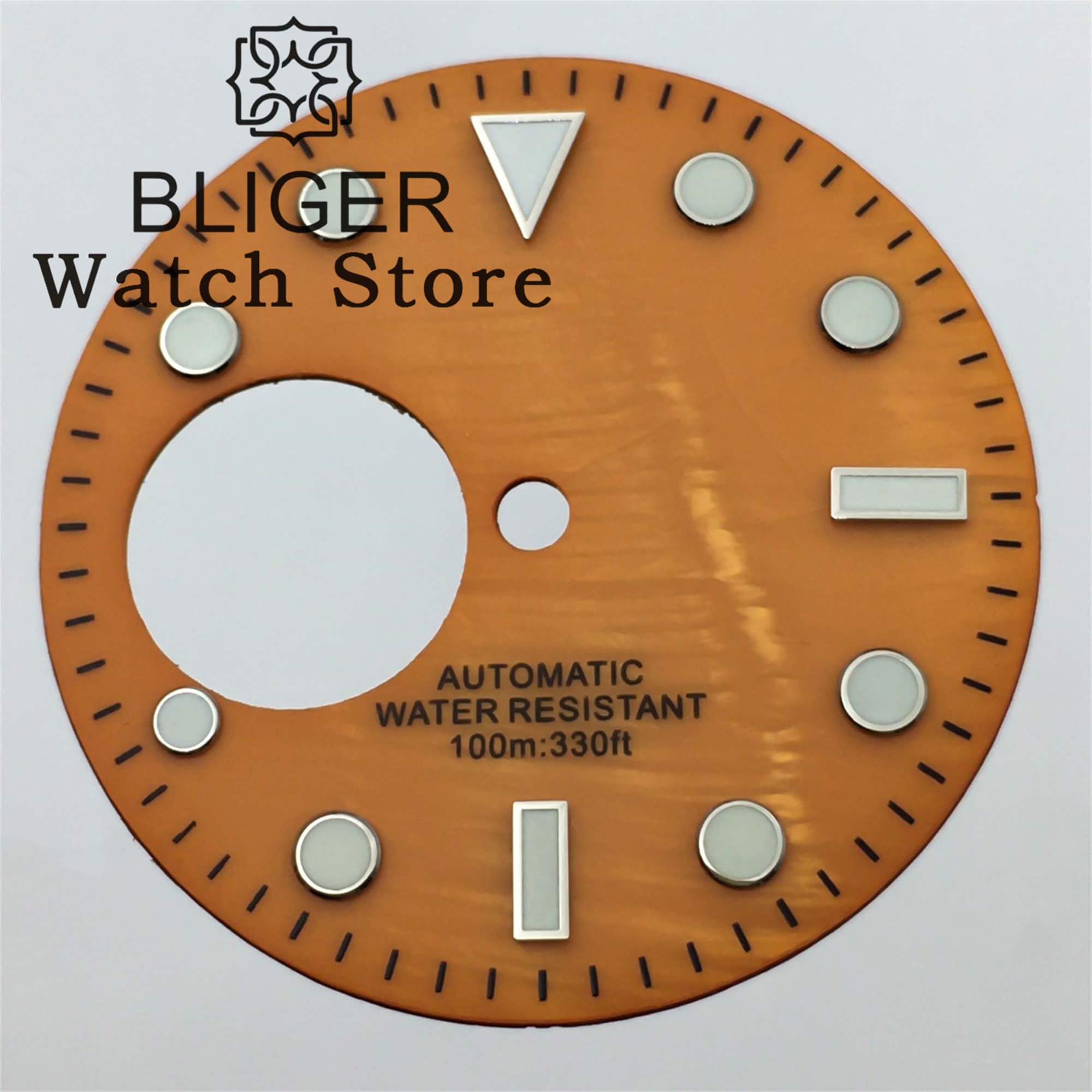 BLIGER 29mm NH38 Watch Dial Bl - Luminous Dial Face recension och pris
