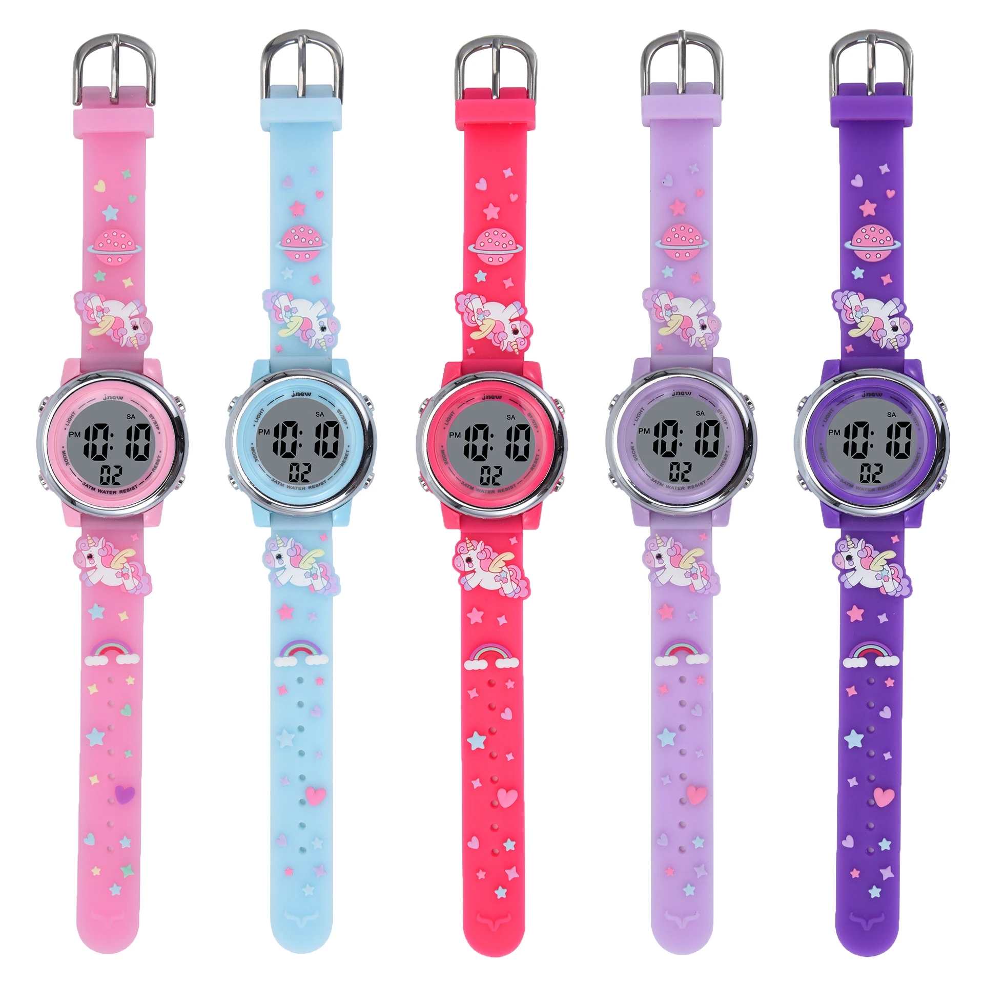 Children's Cartoon LED Electro - Smartwatch Pink Watches For Girls recension och pris