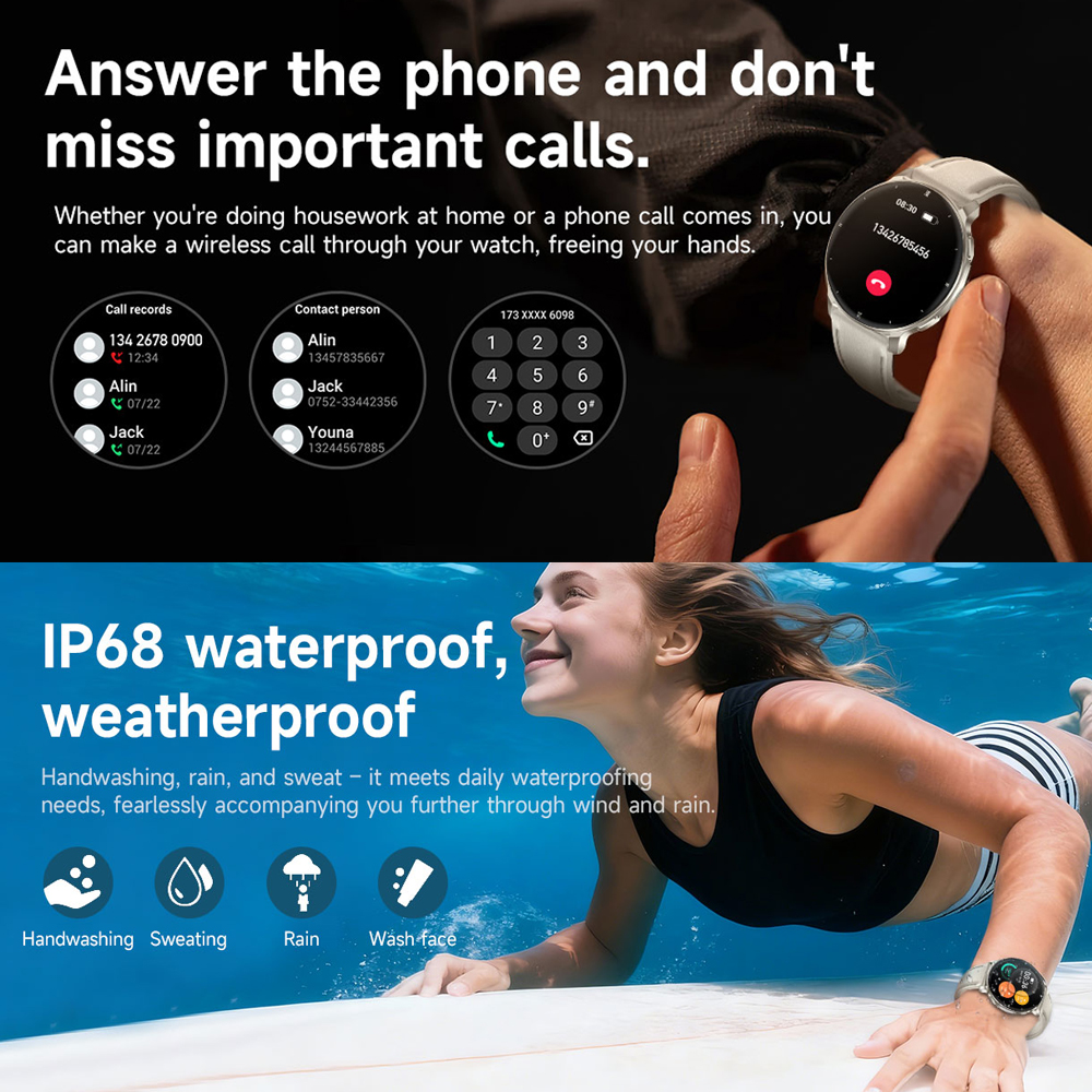 2026New True AMOLED Smart Watc - Smartwatch Angelo Watches recension och pris