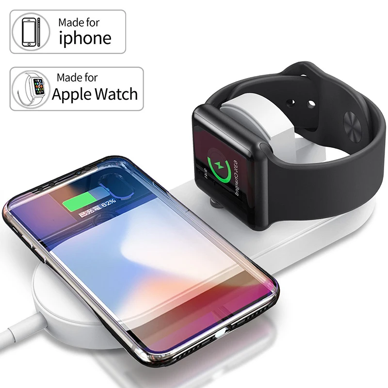 2 in 1 Fast Wireless Charger P - Watch Watch Xs recension och pris
