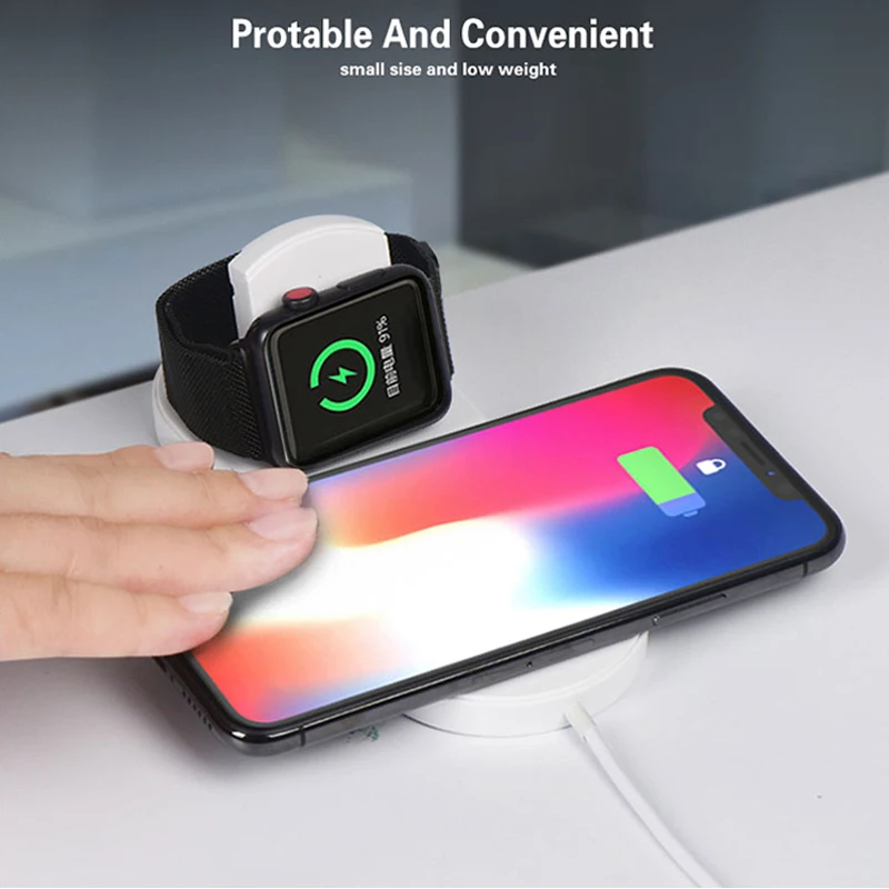 2 in 1 Fast Wireless Charger P - Watch Watch Xs recension och pris